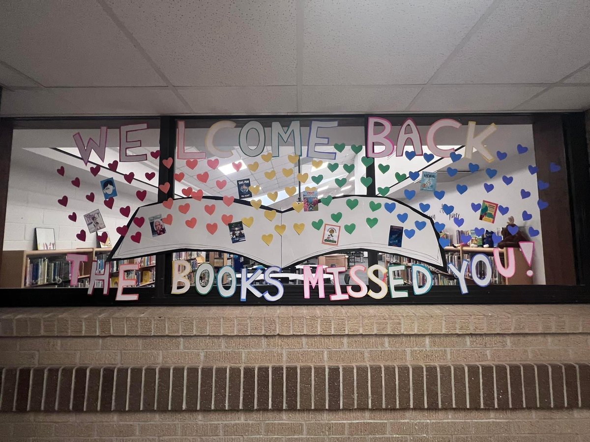 busy_librarian's tweet photo. When you have a super creative library tech, she makes your crazy ideas come alive! Can’t wait to see the kiddos Tuesday!! #kyleesrocks @kespanthers @HaysCISD https://t.co/8G6OvdzUxK