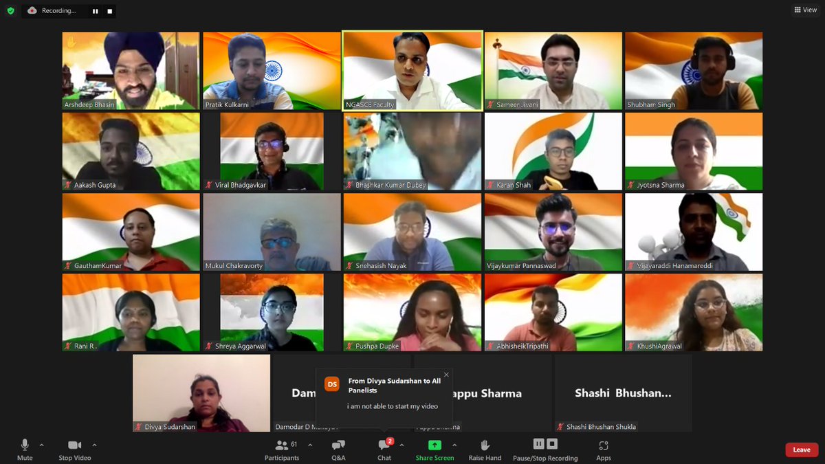 deepakrgupta's tweet photo. #HarGharTiranga #NationPrideAtNMIMS #NationPrideAtNGASCEMBA2022 #NGASCE @NMIMSGlobal https://t.co/CdFYYFSwyX