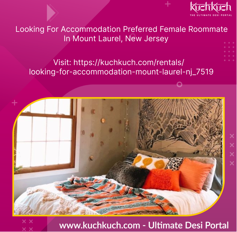 kuchkuchdotcom's tweet image. Looking for a private bedroom for a short-term/long-term lease starting 10 September. Preferred Female Roommate. Location preferences: Mount Laurel, Moorestown area, or nearby, New Jersey
For more details kuchkuch.com/rentals/lookin…

#privateroominNJ #roomforfemale #Roommates