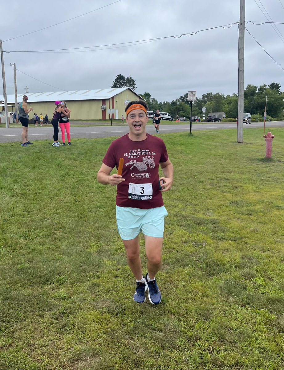 ragnarupdates's tweet photo. Endorphins finally hitting as Toby finishes his last leg! #TripleT83 #RagnarMN #SuperiorRunning https://t.co/rrQINbkb5F