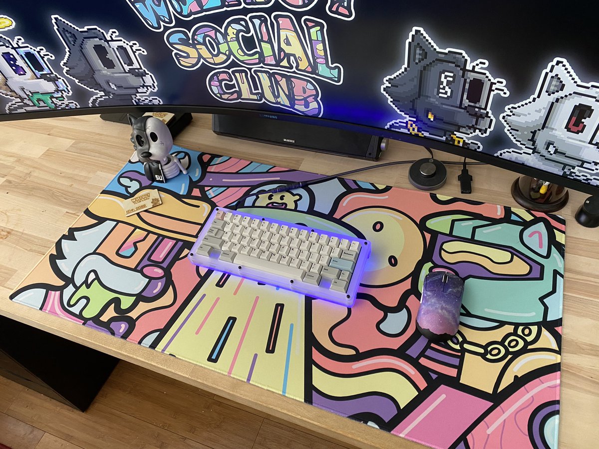Your Wulf Boy To-Do List: 🗒 

🍺 Crush beers with family and friends.
💻 Take a break from the internet.
🌱 Touch all the grass. 

Before I start crushing beers, here’s another sneak peek at the Wulf Boy deskmat - which will be a Wulf Box item! 🐺📦

AWOOOOOO!

#WBSC