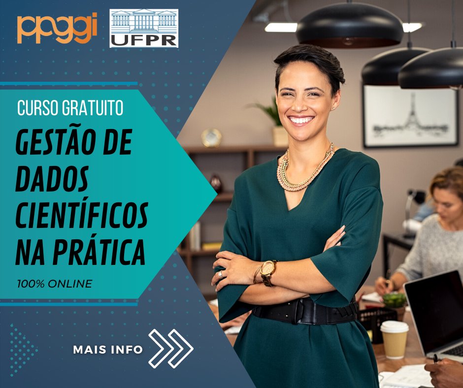 RevistaAtoZ's tweet photo. A Revista AtoZ é uma das apoiadoras do curso Gestão de #DadosCientificos na Prática. 🤓📚 Online, gratuito e com qualidade UFPR, o curso recebe inscrições até dia 18 de agosto. + https://t.co/VJvbuutrqo