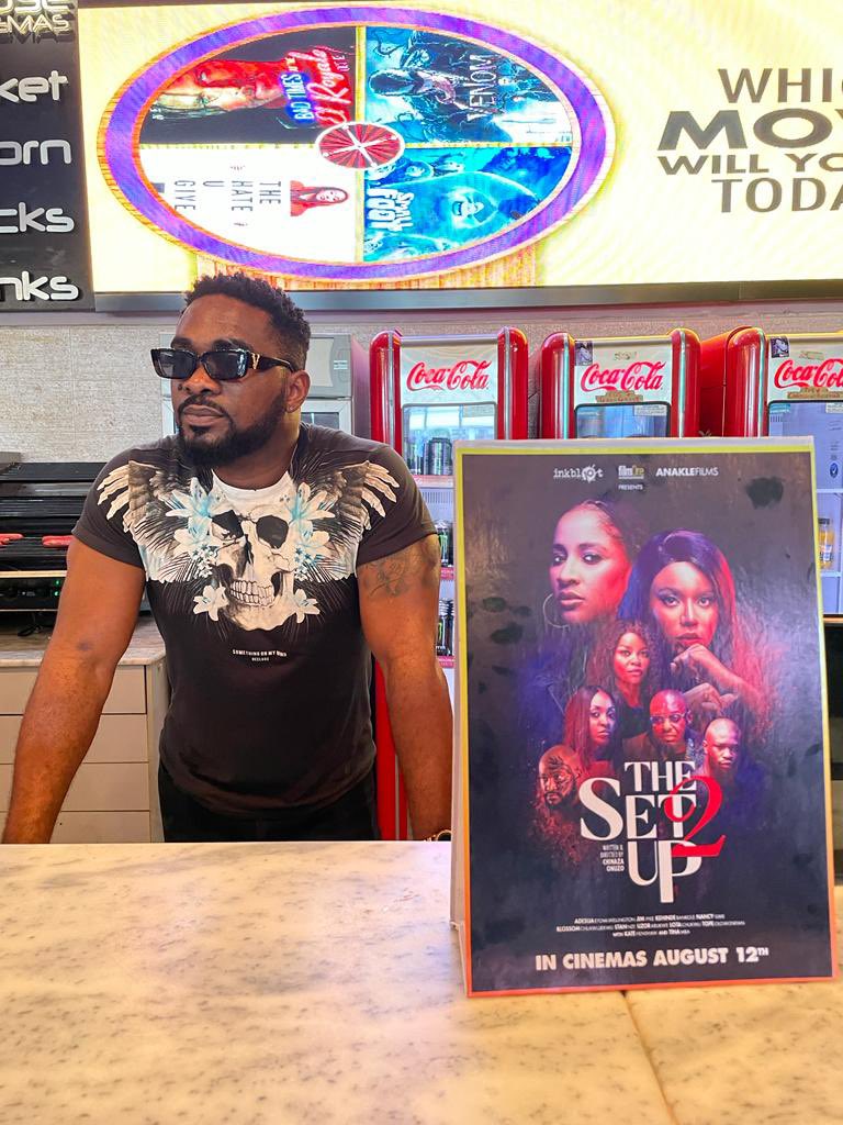 InkblotPresents's tweet photo. Saturdays are for movies!
Take a look at these snippets of @uzorarukwe at Filmhouse, Lekki today.
#TheSetUp2Movie is now available in cinemas nationwide. Get your tickets today.
#TSU2
#inkblotpresents https://t.co/diCcPcxc3O