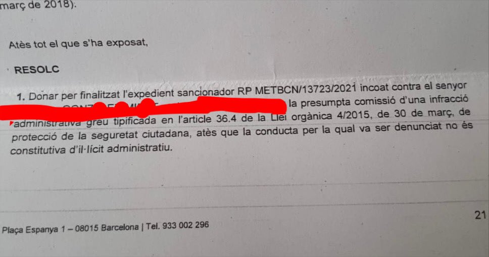 🥳 2 multes menys per intentar aturar DESNONAMENTS, posades pels <a href="/mossos/">Mossos</a> sense raó

❤️Gràcies <a href="/AlertaSolidaria/">Alerta Solidària</a>

👉 Les veïnes estem legitimades per utilitzar els mitjans que creiem necessaris per defensar els nostres barris i les nostres vides

✊Milita al Sindicat del teu barri!