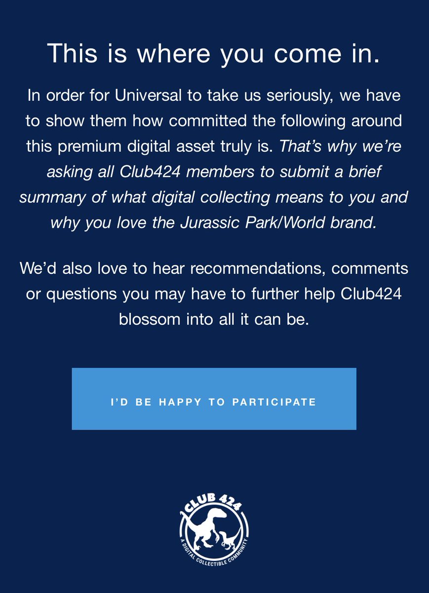 blueandbeta's tweet photo. ATTN: #Club424🪺

You received an email discussing the vision for this initiative and how we can join forces to make this dream a reality.

It’s pivotal we tell our story, and we’re asking you to share yours.

Please participate if you can 🙂🤝

#VeVe #VeVeFam #NFTs #NFTCommunity https://t.co/4IpLKKckSx