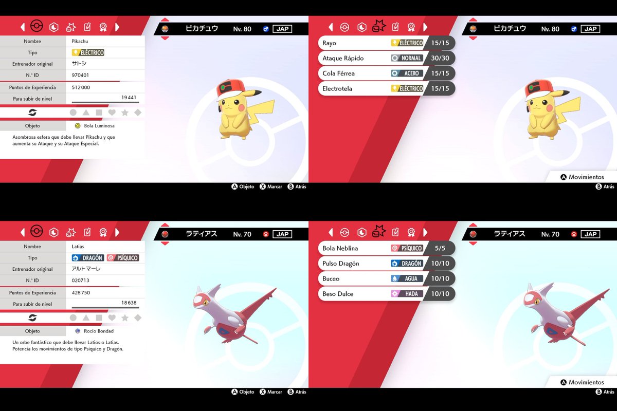 VictyLusi494's tweet photo. ✨Reparto World Pikachu+Sweet Kiss Latias✨

Código 0494 0494 VictyLusi

Doy ambos en el intercambio. Pido 2 iniciales a cambio🎁

Se agradecen fotitos📷

Suerte 💕 https://t.co/QQgHa8v5xE
