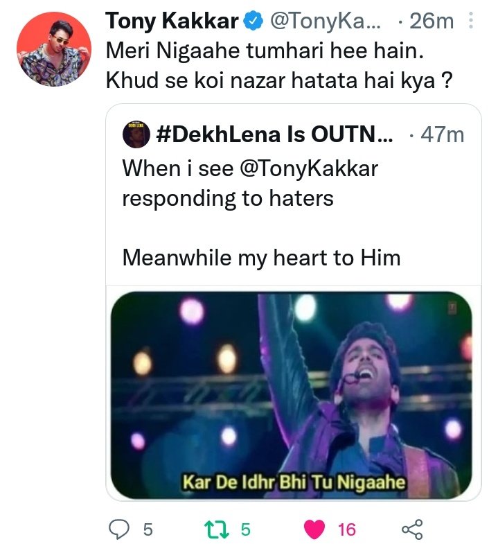 Tony_fan_amrita's tweet photo. Gonna frame this @TonyKakkar ♥️🙌☺ ... https://t.co/eaJZnkrX5T