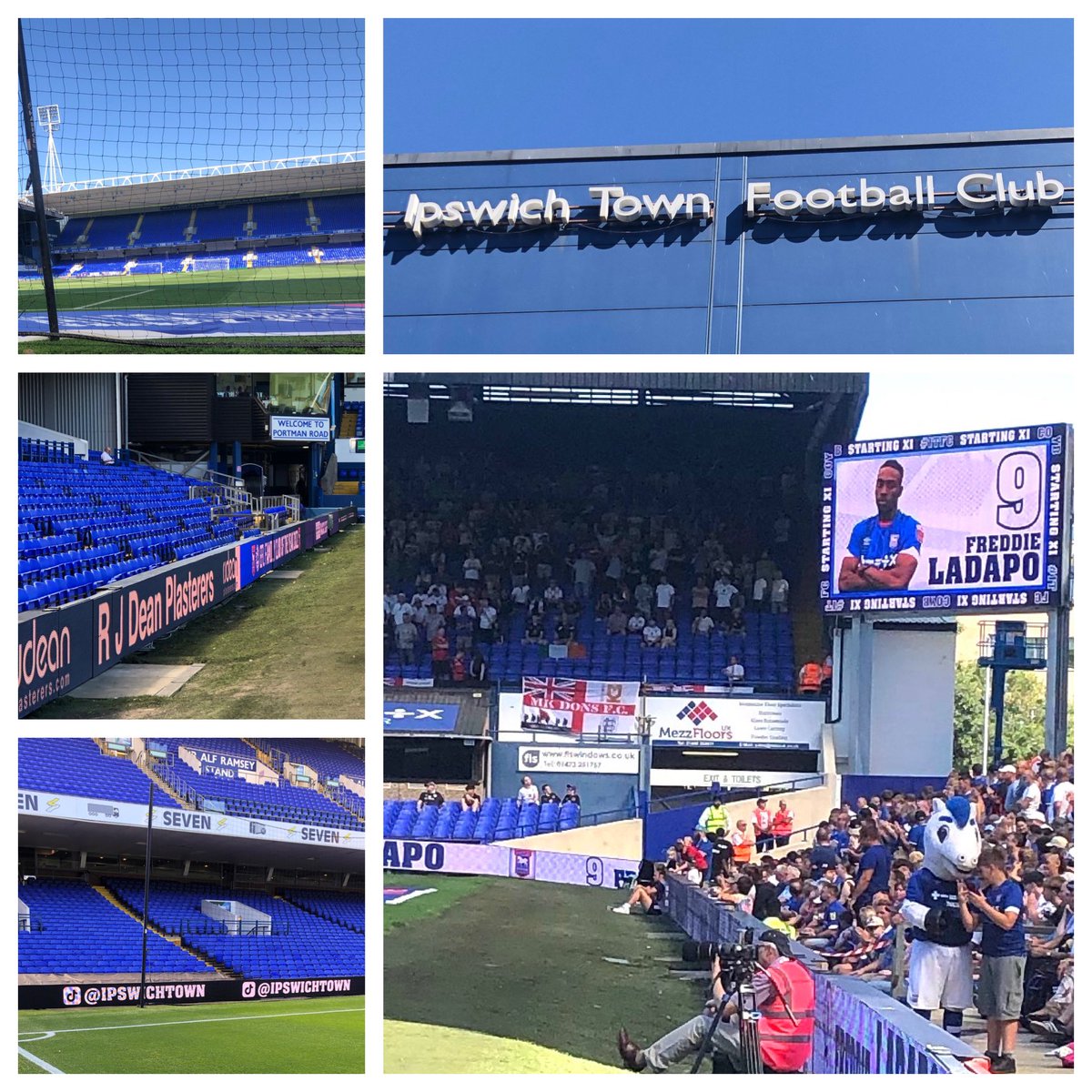 MillroseKeith's tweet photo. Very happy to now also be looking after the screen and digital boards at Ipswich Town Football Club, as well as NCFC, this season.
My first game on duty today, mega hot but 3-0 win over MK Dons made for a good day. #ncfc #ipswichtownfc #digitalengineer https://t.co/S3TIJyaWHe