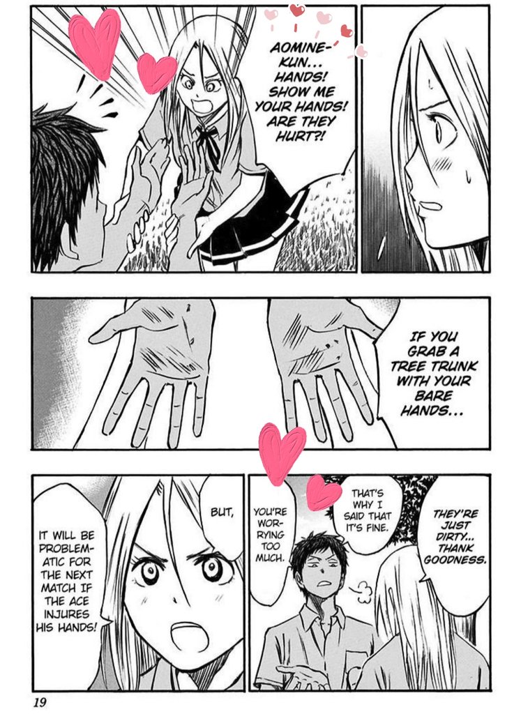 kaelinthynius's tweet photo. Allow her to worry then assure her afterwards. Typical Satsuki on Daiki. #aomomo #aominedaiki #momoisatsuki #aominexmomoi #kurobas #knb #OTP #manga #replaceplus https://t.co/HnvQsG7qzl