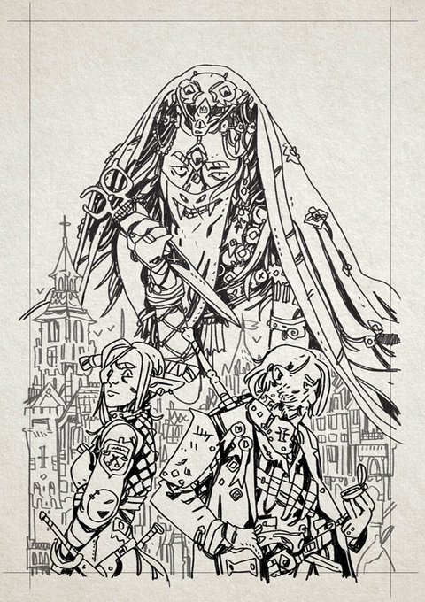 Finally starting to come up with ideas for my sketchbook cover before the heat killed work for the day. 