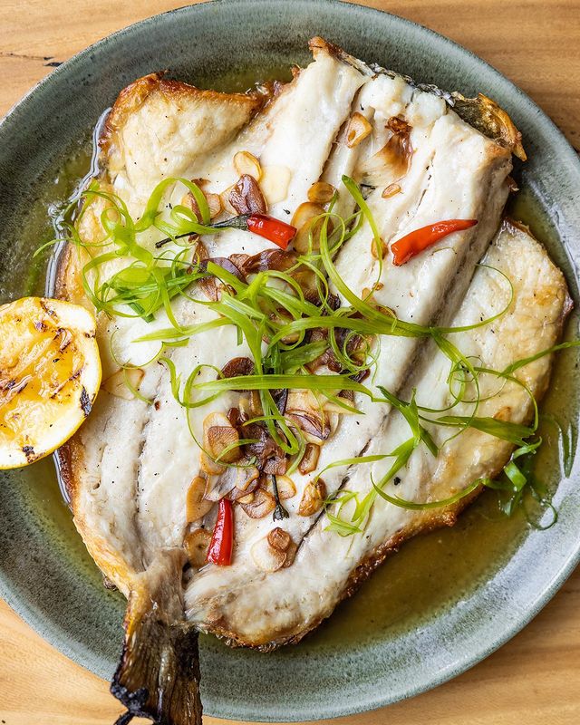 Weekend inspiration from Chef Dom Crisp with a Wholefish Basquaise at Saso Bistro. #ChefSpotlight