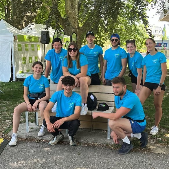 ✨ SOUVENIR 1 ✨
 Avant la rentrée de septembre, on prolonge l’été et on se remémore quelques souvenirs… 💚
 
📆 21 mai 2022 - Le début d’une belle aventure 😍 c'était la première étape du Tour de France 🇫🇷 de #Triathlon FitDays MGEN  à <a href="/bourgoinjallieu/">Manuel Martinez</a>