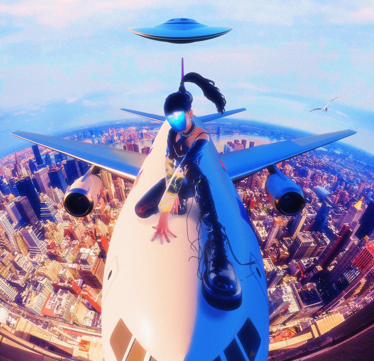 weirdcreatives's tweet photo. Catching flights #abstaction #art #surreal https://t.co/dKwcTcElz4