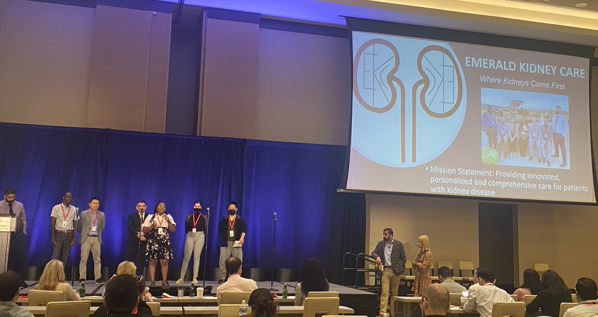 Next up Emerald Kidney Care #NBLUniv with a bold plan for a egalitarian practice in Long Island #sharktank