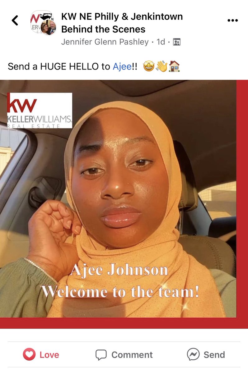 justjee22's tweet photo. Hi everyone! I just wanted to take some time out to let you know I have recently become licensed in PA and joined Keller Williams Realty. I would love to help and network with anyone. Let’s connect �� https://t.co/TVjEMiKmhM