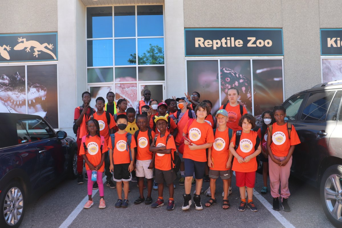 GramenAction's tweet photo. Éduc - Plaisirs - Camp d'été francophone 2022
Troisième sortie éducative de la semaine: Reptilia Zoo
Les élèves ont surmonté leurs peurs en découvrant tout sur les reptiles, les amphibiens et les arachnides. https://t.co/58hUMCoXzd