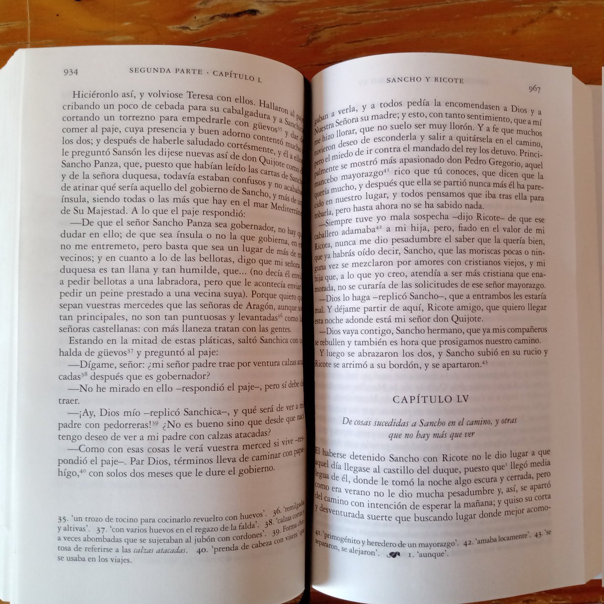A_pluton's tweet photo. Estoy leyendo el Don Quijote y le faltan páginas a mi libro (alrededor de 30). Estoy en ascuas porque el defecto ocurre justo cuando Teresa Panza y Sanchica tienen noticias del gobierno de Sancho. Qué procede @LibreriasGandhi @AlfaguaraMex ? unu https://t.co/bgdPJO5Djj