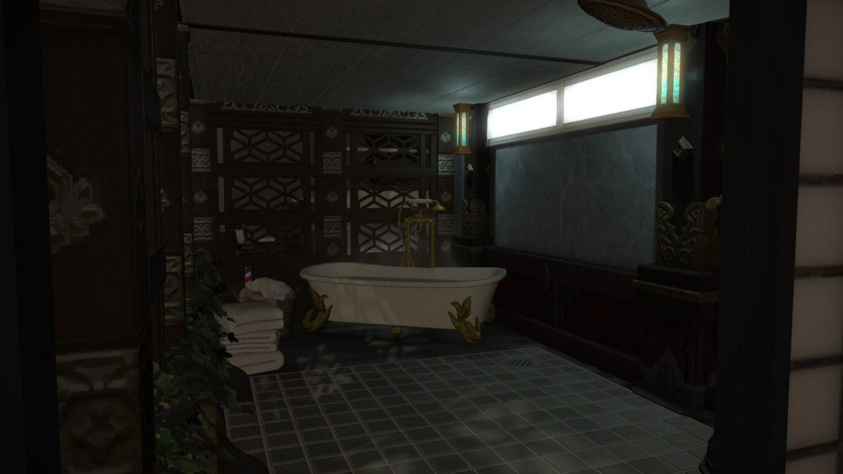 VelvetVictuuri's tweet photo. I am finally done with decorating my basement. It took me quite some time to be satisfied #GPOSERS #ffxivhousing #FFXIV https://t.co/rOiQhTmJRp