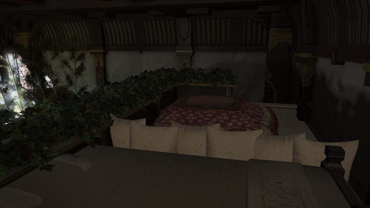 VelvetVictuuri's tweet photo. I am finally done with decorating my basement. It took me quite some time to be satisfied #GPOSERS #ffxivhousing #FFXIV https://t.co/rOiQhTmJRp