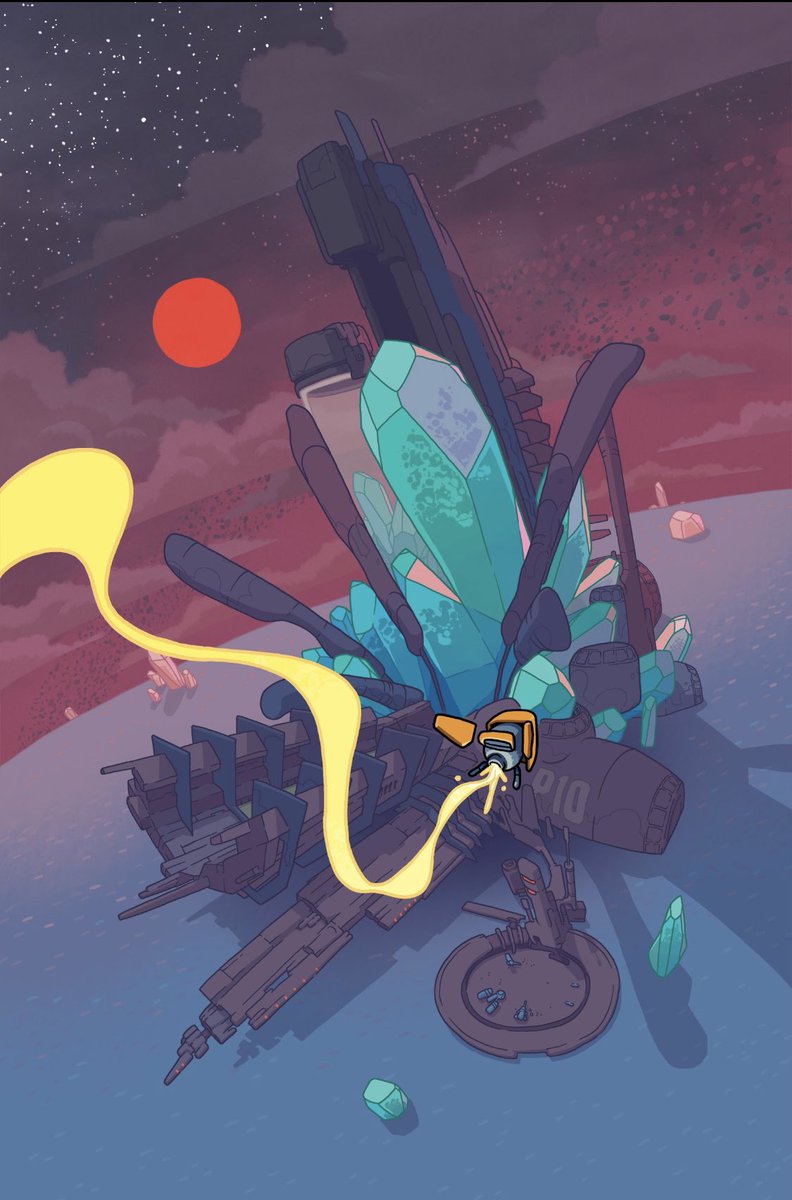 Interstellar Dust will return from Antarctic Press in 2023. I’ve been dropping pages for months and months and can’t wait to be back! 

Got a few other things in the works that I think will get announced next week.

Art and covers by <a href="/wolski_igor/">Igor Wolski</a> and <a href="/Moy_R_/">Moy R. Marco | DC Comics Artist</a> 

#SmallPressDay