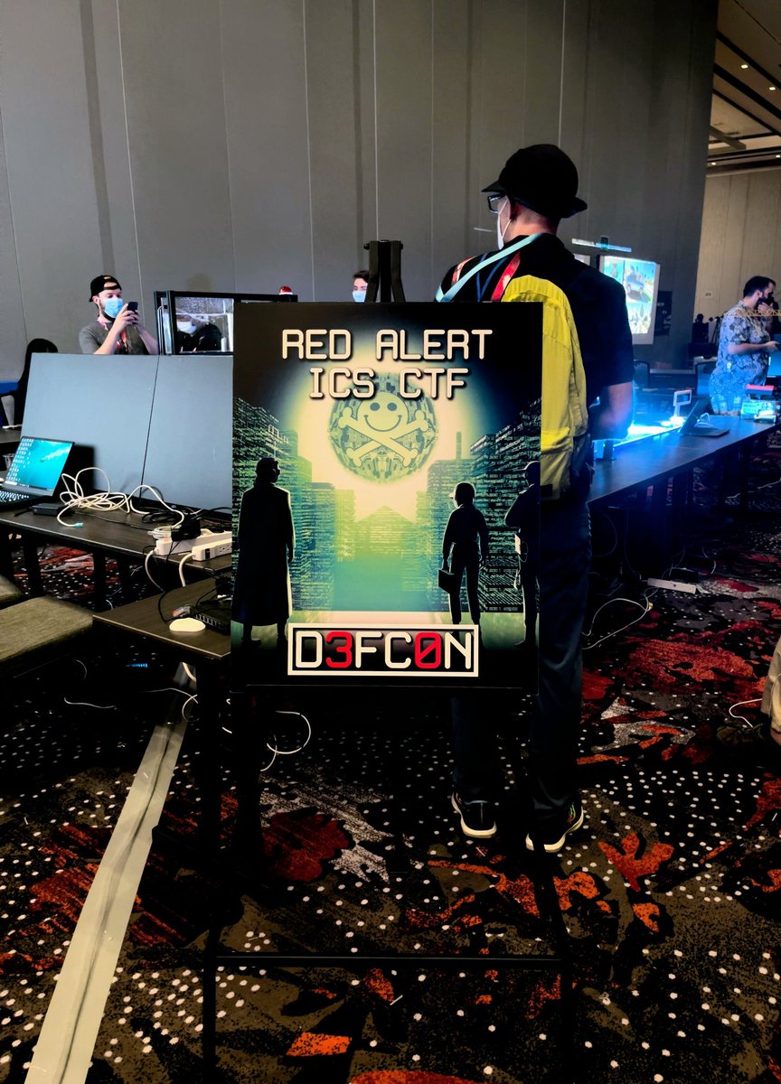icsctf's tweet photo. Calling all hackers!

Day 2 of Red Alert ICS CTF at @defcon 30!

We are ready! Are you?

#DEFCON30 #DEFCON #RedAlertCTF https://t.co/N2lMgHkn89