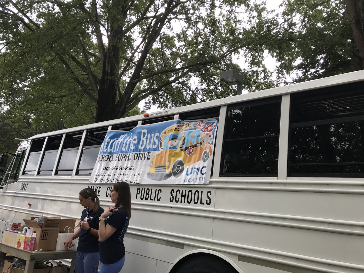Roxie4Wake's tweet photo. Stuff the Bus at Rex.  Thank you to everyone involved. https://t.co/D9LJ3kZzOU