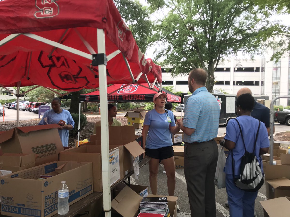 Roxie4Wake's tweet photo. Stuff the Bus at Rex.  Thank you to everyone involved. https://t.co/D9LJ3kZzOU