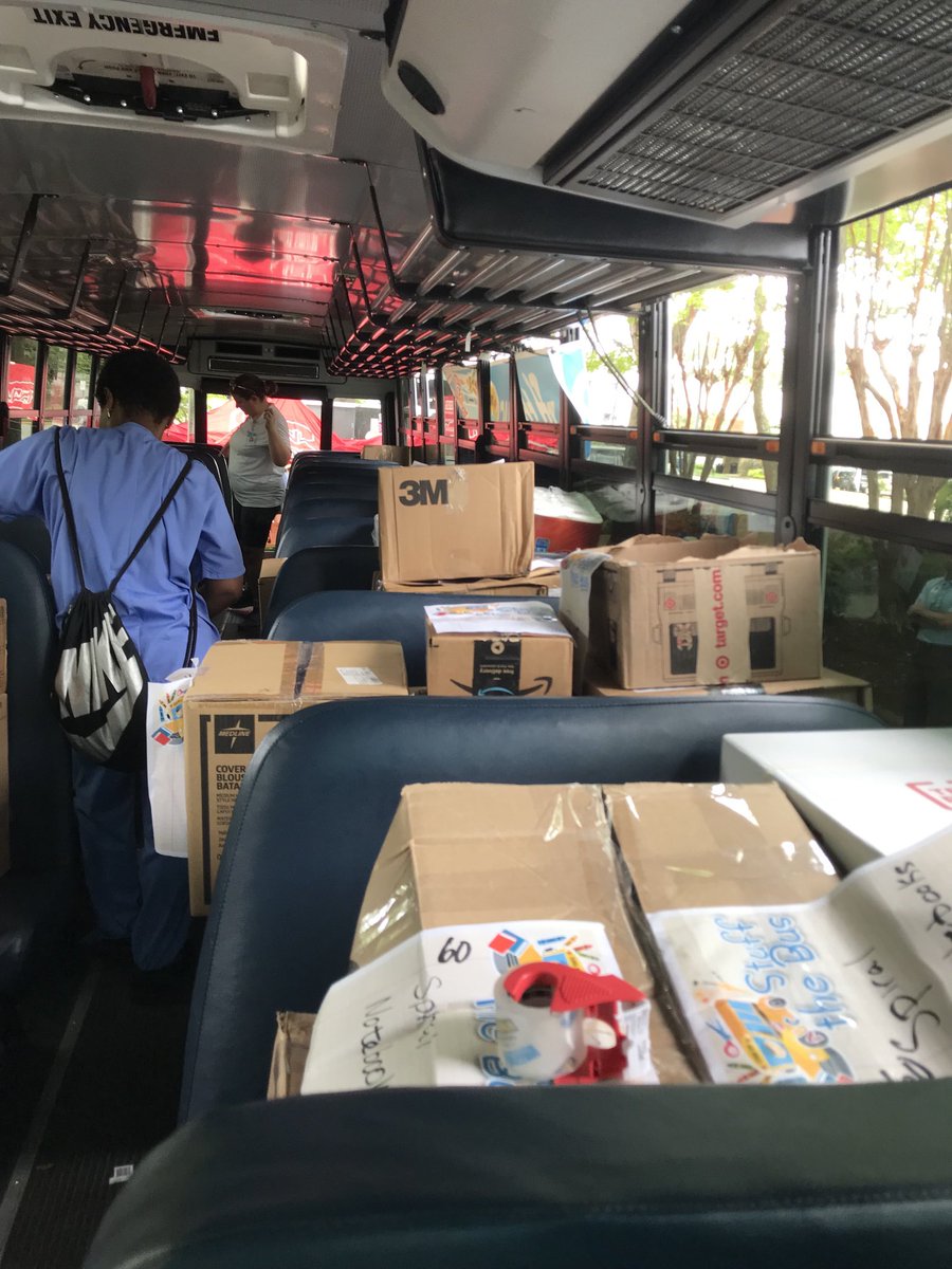 Roxie4Wake's tweet photo. Stuff the Bus at Rex.  Thank you to everyone involved. https://t.co/D9LJ3kZzOU