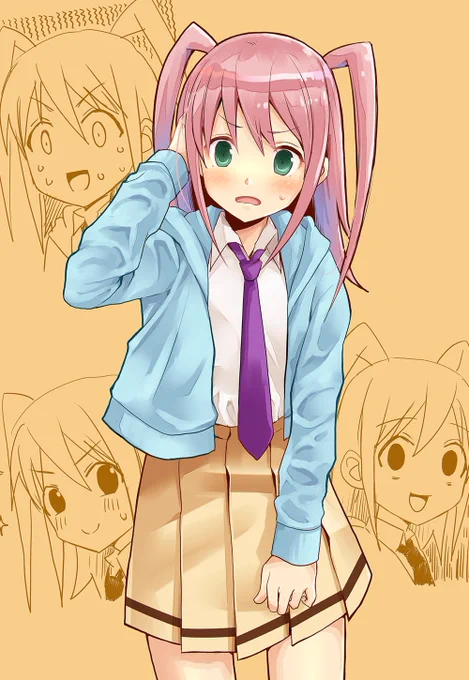すぐ絵の描き方(特に顔と塗り方)忘れるので、そういうときは以前の自分の絵を見て思い出す 