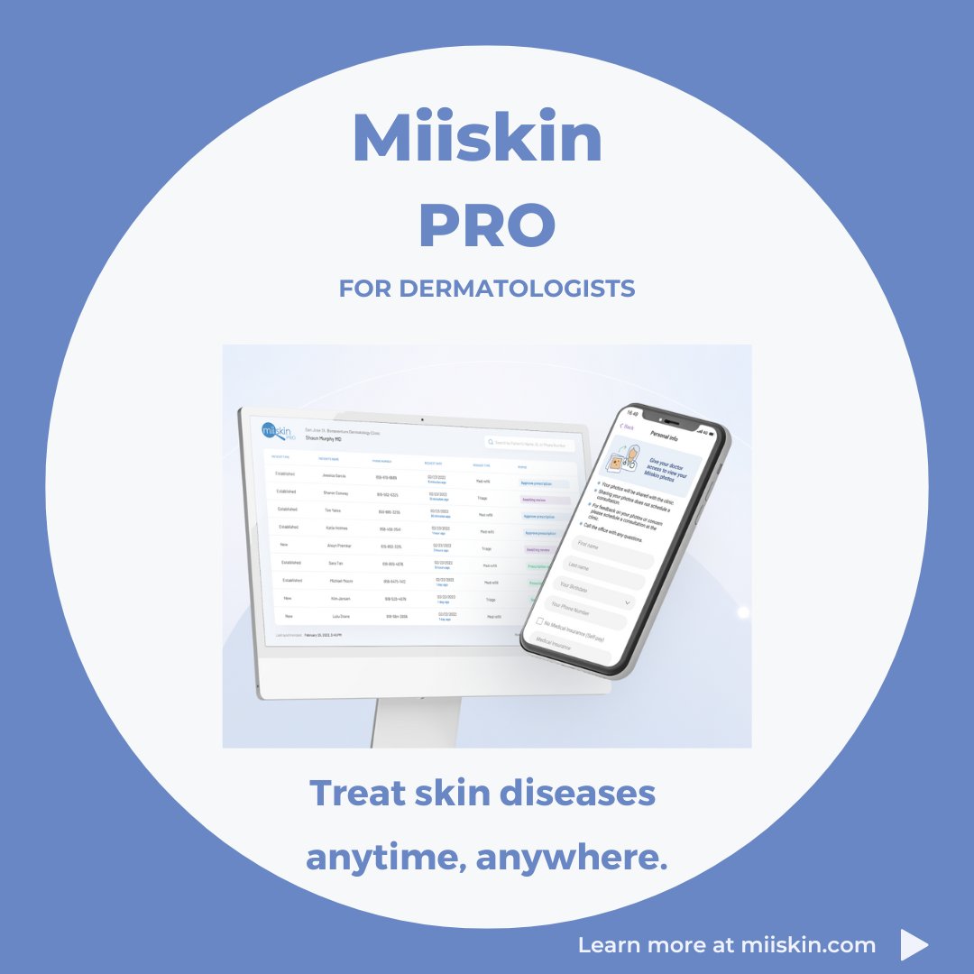 Online dermatologists and prescriptions | Miiskin tweet media