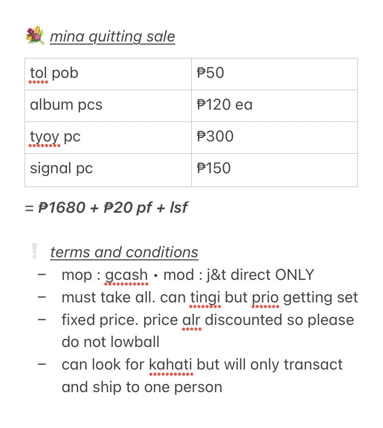wts lfb twice ph
✴︎ mina quitting sale
 —— ₱1680 + pf + lsf

  . payo, all onhand. good condi
  . see 📌 for more info

##. twice mina myoui mina signal tyoy the year of yes more and more m&amp;m ewo eyes wide open tol taste of love pob pc photocard