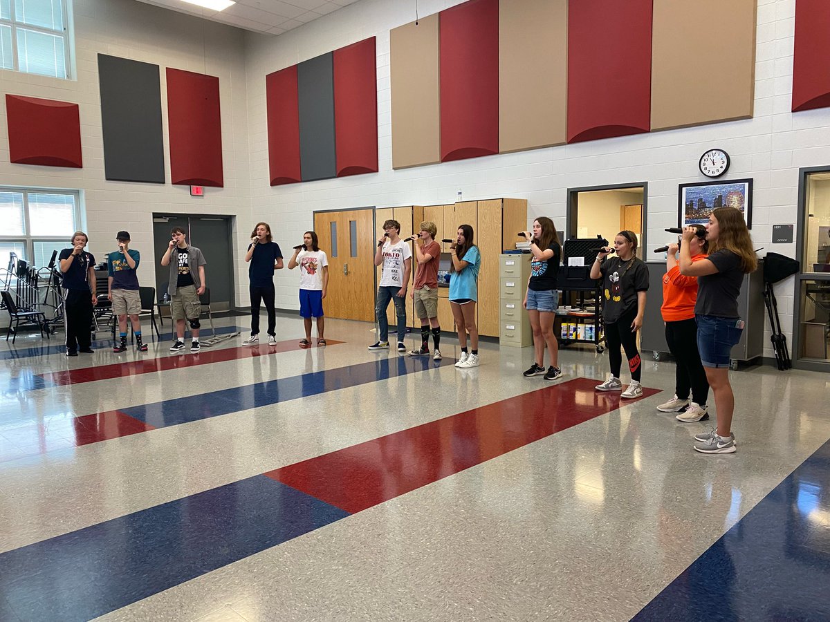 No rest for <a href="/MilfordChoirs/">Milford Choirs</a> - putting in the work to welcome our faculty and staff back at Monday’s District Convocation!