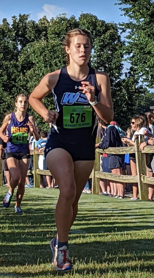 CarolinePlumme5's tweet photo. 1st XC meet of year 2 ✅ 
New PR 12:42 ✅
24 out of 149 girls ✅
Im so proud of my teammates! I can’t wait to see what the season has for us! @WS_Storm_xctf #firstneverfollows #handled https://t.co/ZiDXL65amh