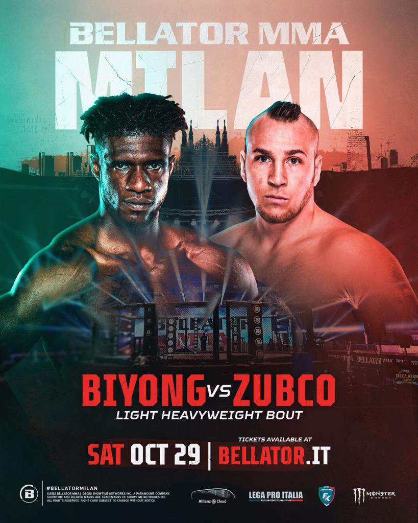 Biyongmma's tweet photo. LA BAGARRE ⚔
BIYONG vs ZUBCO |
This time I will face in Milan a former Sparing partner. Nothing personal, it’s just business | @bellatormma @bellatoritalia 🇮🇹
Le 29 Octobre 2022.
#hemlè #teamhemlè #bellatoritalia #calibiansportsmanagement #ufdgym https://t.co/Kfv14CHUcx