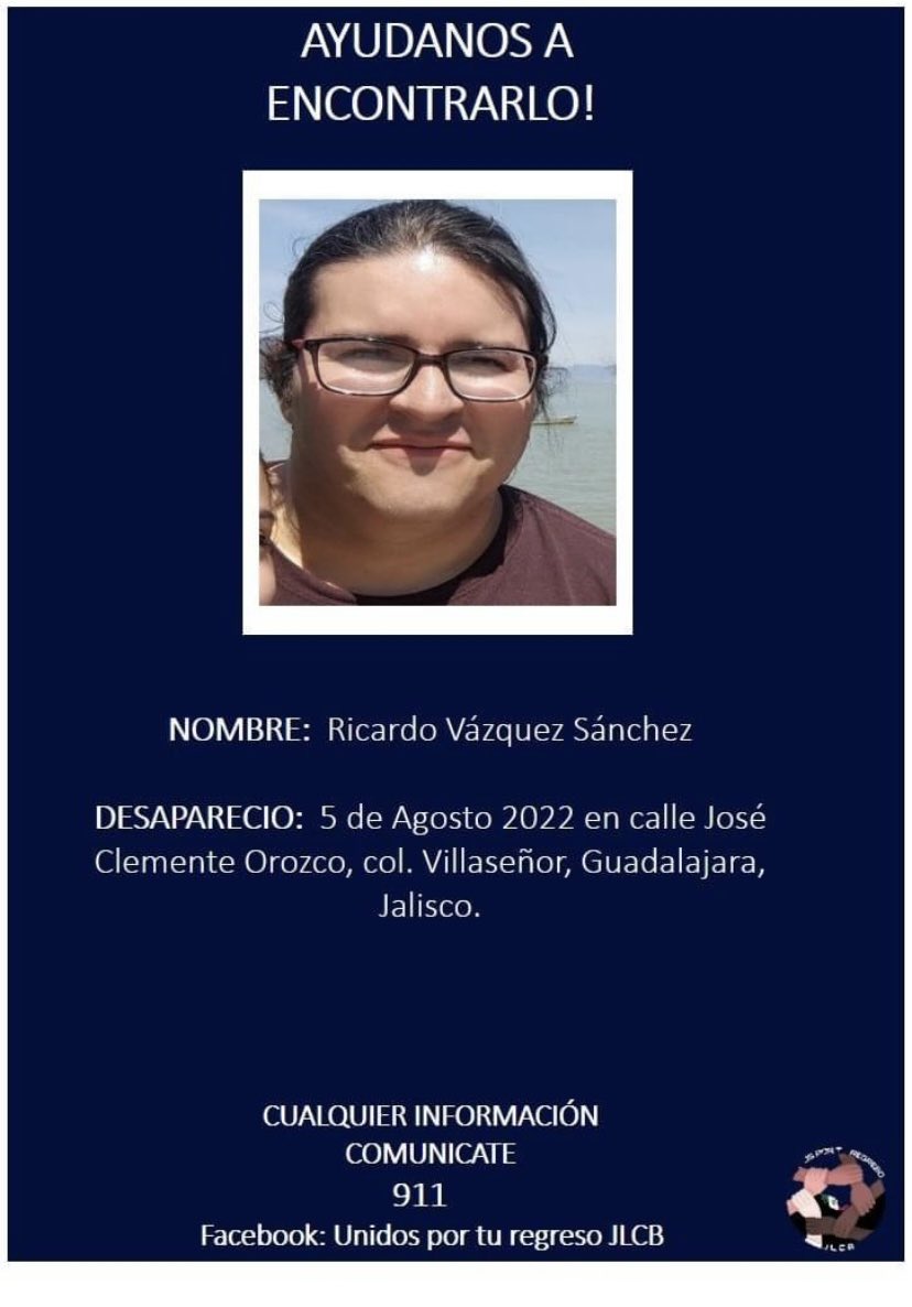 LauraDelSan73's tweet photo. #Guadalajara #Jalisco #Desaparecidos seguimos esperando tu regreso primo #AYUDA https://t.co/FO7PEOj4Ww