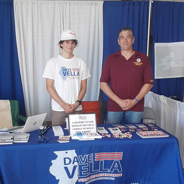 StateRepVella's tweet photo. 🎡 AT THE FAIR! 🎡
My team and I have been having a great time at the Boone County Fair! It's been great talking with folks about their issues, and my team has been enjoying all the food! 🍩🌽
We'll be out here all weekend, so come find us at Exibit Hall 2 and stop by!
#IL68 https://t.co/6gBwLnQRt1