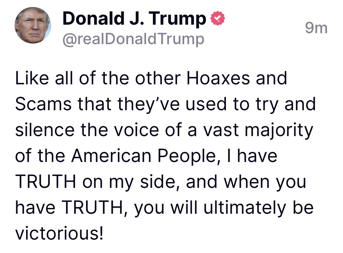 Trump Truth Social Reposts (@45truthsocial) / Posts / X