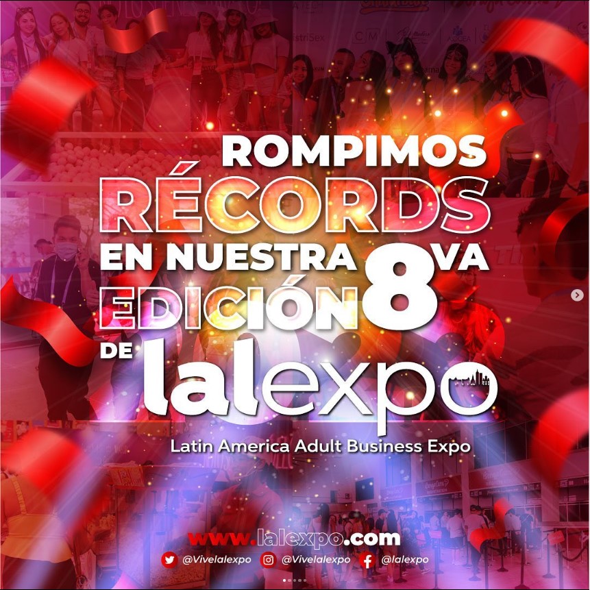 Latamlalexpo's tweet photo. Cómo lo prometimos, rompimos récords en nuestra 8va versión! Queremos compartirles nuestros logros en cifras, fue una experiencia única , solo una palabra más GRACIAS 🤝😱🤩 
#Lalexpo #AdultExperts #BestBusiness #Entretenimiento #evento https://t.co/WLzQR86j7l