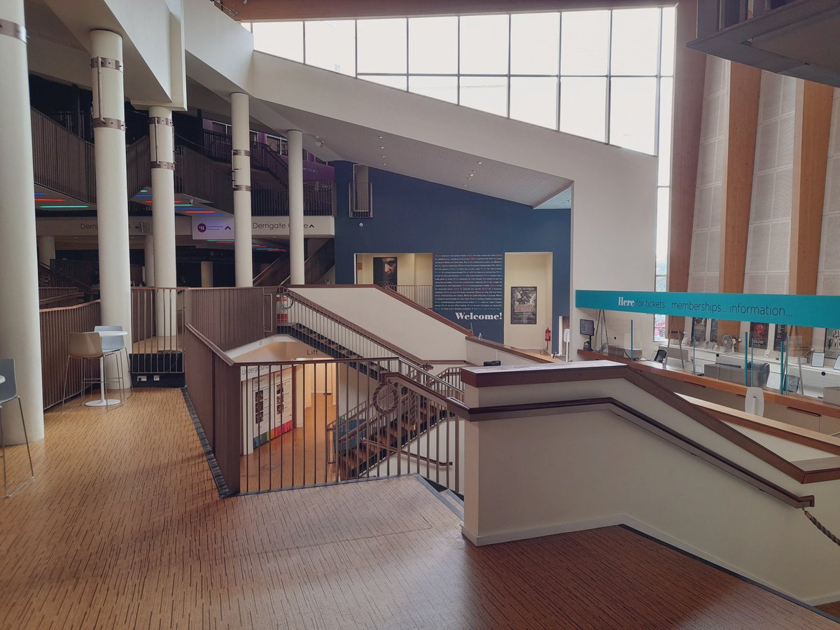 After two weeks off it was great to be back <a href="/RoyalDerngate/">Royal & Derngate</a> today! #Missed