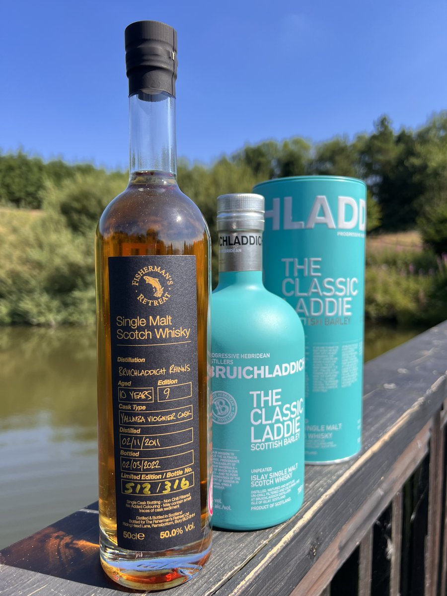 SPECIAL OFFER
We have a fantastic whisky offer for you this weekend, a bottle of our Fisherman's Retreat Edition 9 - Bruichladdich (Rhinns) 10 Year old &amp; a bottle of Classic Laddie for just £100 !

fishermansretreat.com/.../fishermans…
<a href="/Bruichladdich/">Bruichladdich Distillery (Account Inactive)</a> <a href="/yalumba/">Yalumba</a> #whisky #Islay #singlemalt
#offers