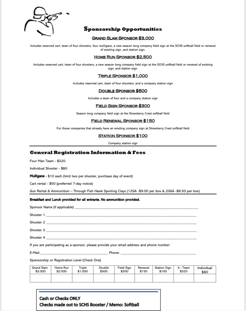 CrestSoftball's tweet photo. It’s that time!! Please consider signing up and spending a Saturday with a pretty cool group of girls! 

Don’t want to shoot? Donations are always accepted and appreciated!🥎 https://t.co/sdNVv2PVaW