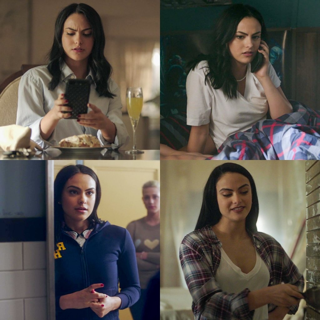ronniearchives's tweet photo. veronica wearing archie’s clothes https://t.co/1dfFRccQYJ