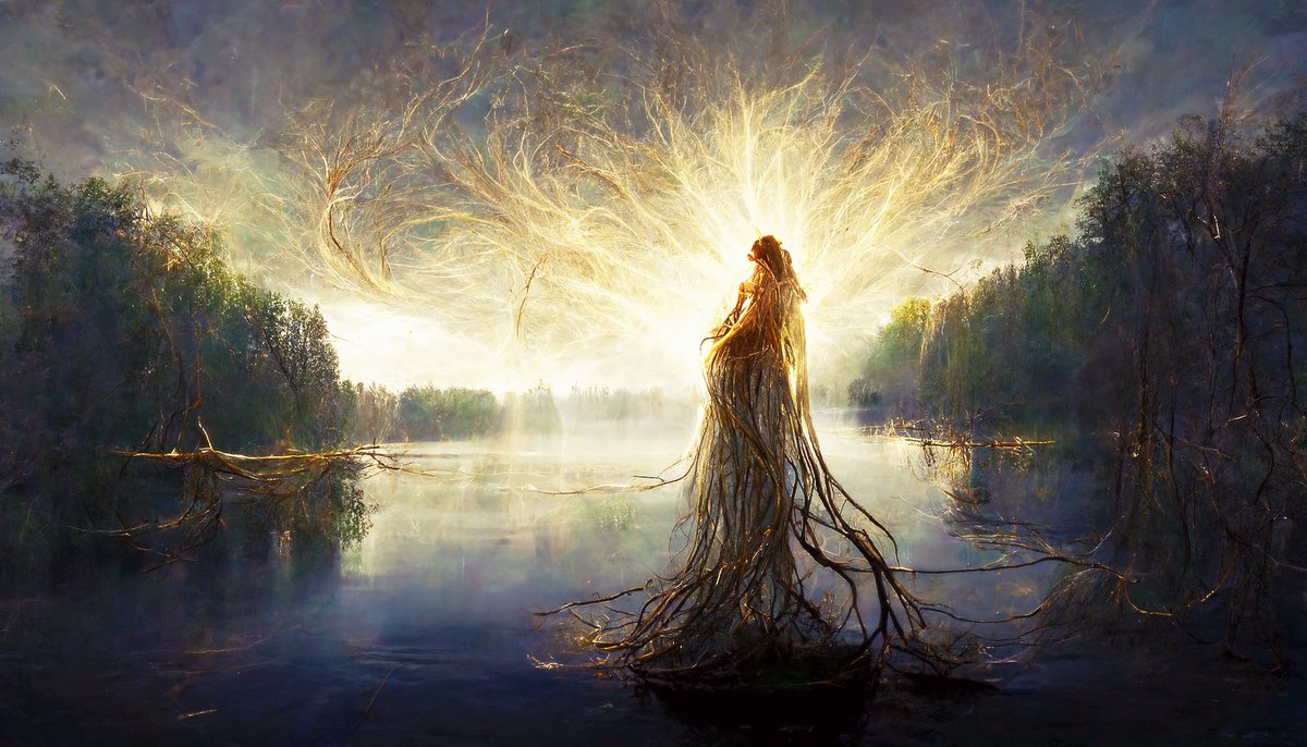 Fantasi_AI's tweet photo. River-daughter

https://t.co/9PXGI7mTJY

#AI artwork with post production, based on J.R.R.#Tolkien's original text alone.

#aiart #midjourney #LordOfTheRings #CleanNFT #teia https://t.co/zPhup41bt0