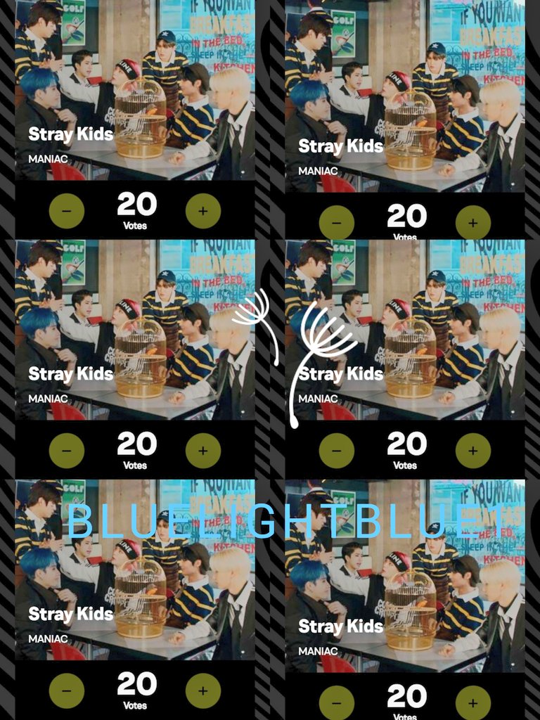 BlueLightBlue1's tweet photo. 240 Votes on MTV VMA Best K-Pop

The proof and poll winner is #StrayKids

Congratulations 🎉💐 

Stream Time out 🐟🏖️🌊 https://t.co/jgr6k5UgoQ