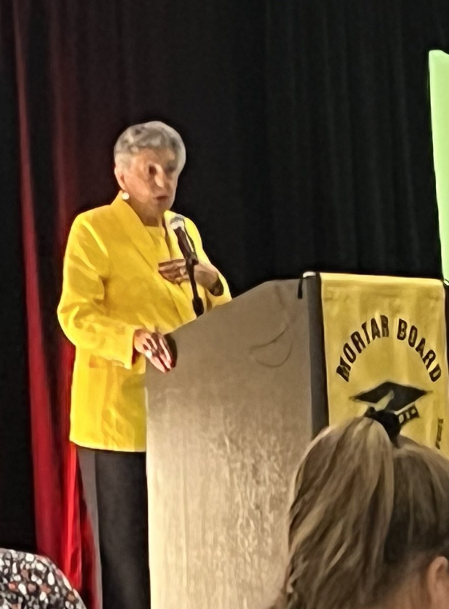 Keynote Speaker Carlotta Walls LaNier inspires at Mortar Board National Conference