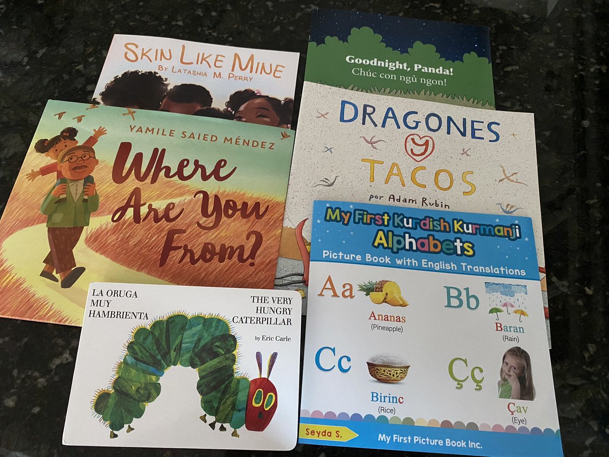Thank you, Vanessa Thomson, Cindy Lakin, and Amanda for these great bilingual and inclusive books to share with my ELL students and families!  Spanish, Kurdish, Vietnamese, and people of many colors represented! @Thomson2ndGrade @cklakin #sharetheloveofreading #clearthelist