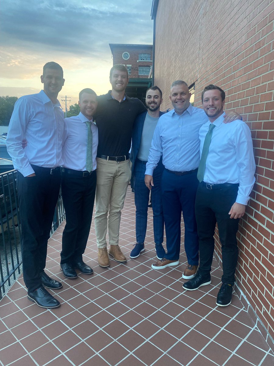 💍👏 Congrats to <a href="/CoachPeters_/">Austin Peters</a> &amp; @emily_belschner on their beautiful wedding day! May God always bless your marriage &amp; use it to His glory. Glad we could celebrate with you, your family, friends, &amp; fellow forever Tigers! #TiGERTOUGH <a href="/ONUHoops/">ONU Men’s Basketball</a> <a href="/ONUAthletics/">ONU Tigers</a> <a href="/olivetnazarene/">Olivet Nazarene</a>