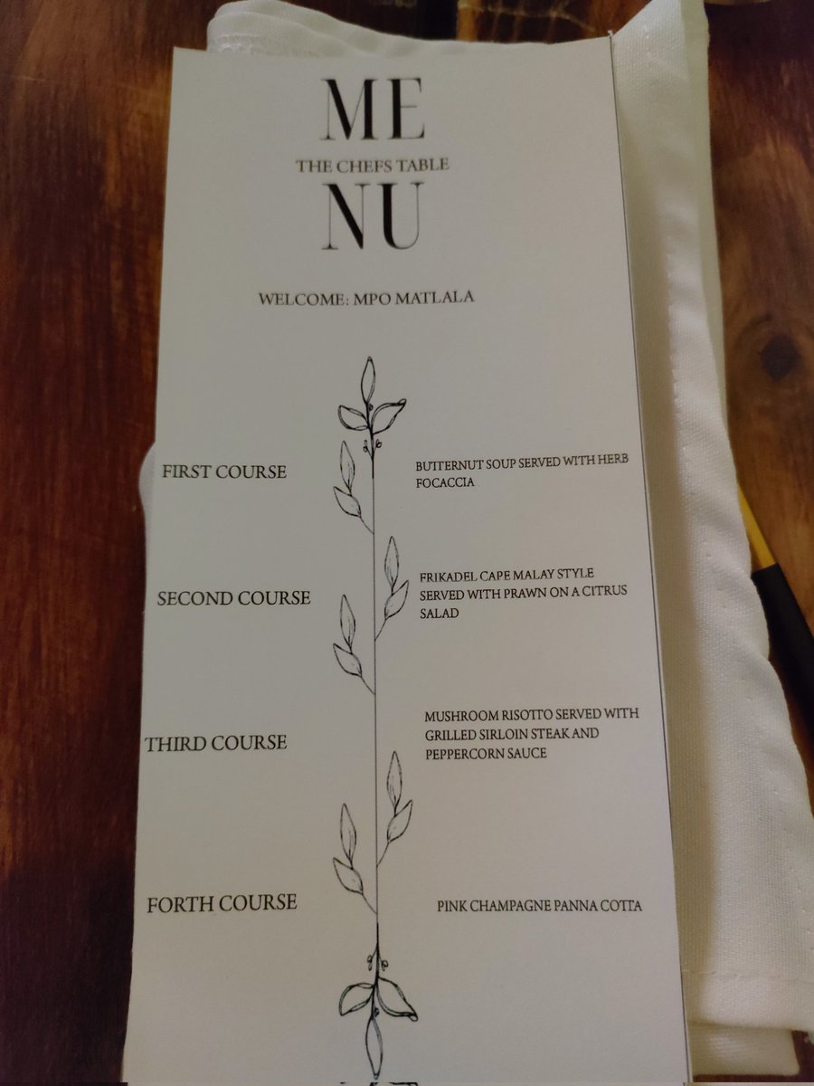 mosdeff_mpho's tweet photo. An amazing night with beautiful people.  Do come to the next Chefs Table next month 🙂

 #ChefsTableMbombela #finedining #GoodVibesOnly https://t.co/31CnKrDHJ9