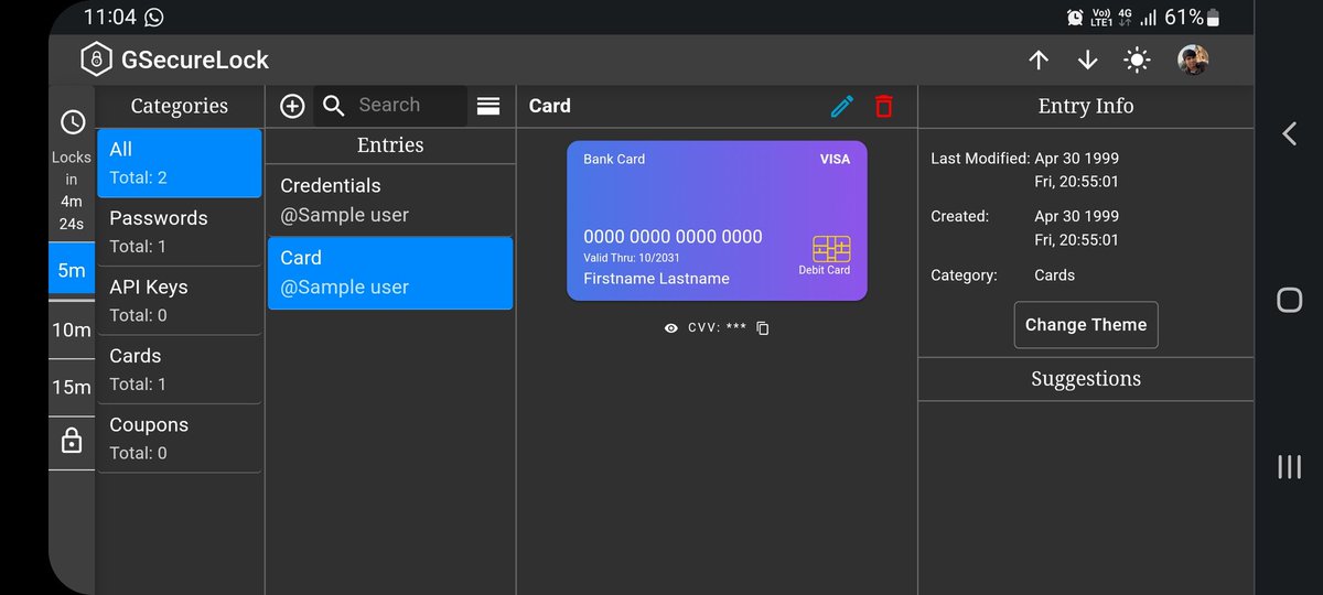 Developed a Password manager "GSecureLock" (gsecurelock.ml,  gsecurelock.onrender.com) which will use your google drive storage to store your credentials securely (encrypted).

Try this in system (mobile version not live). Suggestions and contributions are most welcome.