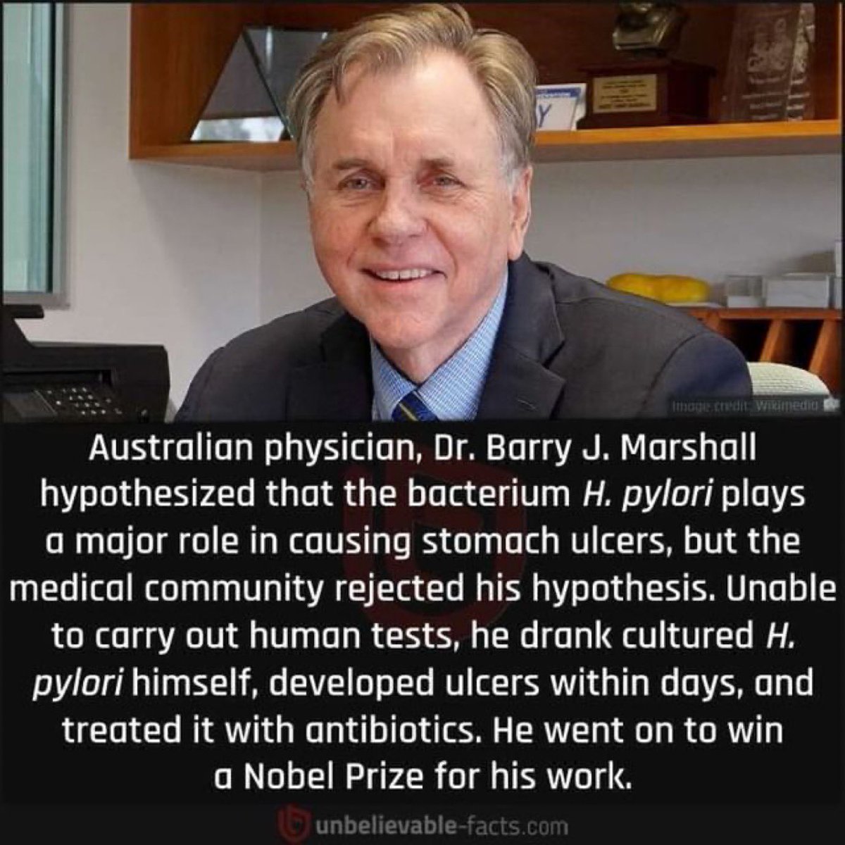 Nigelj08223326's tweet image. @SirGeoffPalmer 
@juridr2 
@DrIanWeissman 
@dr_ianjackson 
@pijush357ray 
@RobertArnol 

We owe scientists like Dr B Marshall 
Triple therapy is now standard for peptic ulcer disease and elimination of H Pylori

🙏🏻